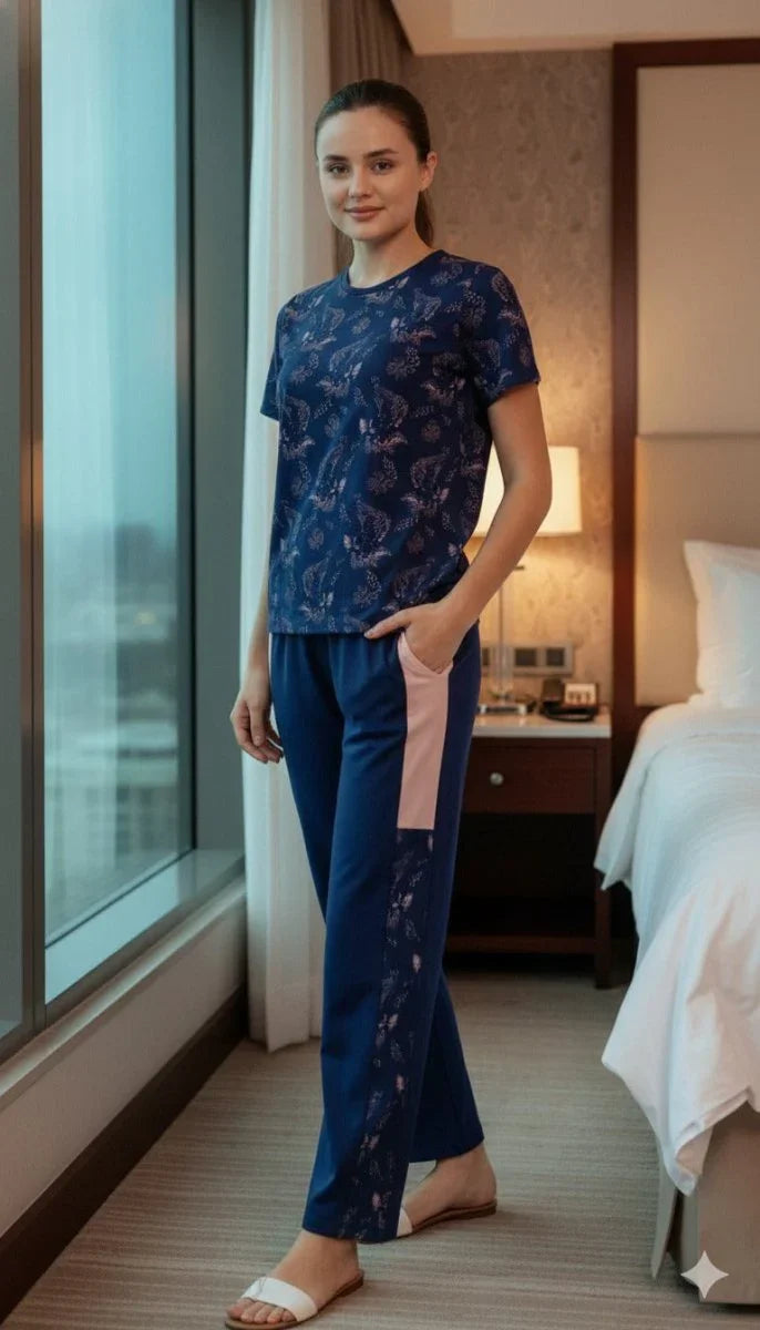 Tropical Nightwear | Women Premium Cotton Nightwear | Miazi MX_TPS8