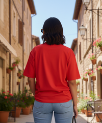 Oversize T-shirt Hopeful Rust