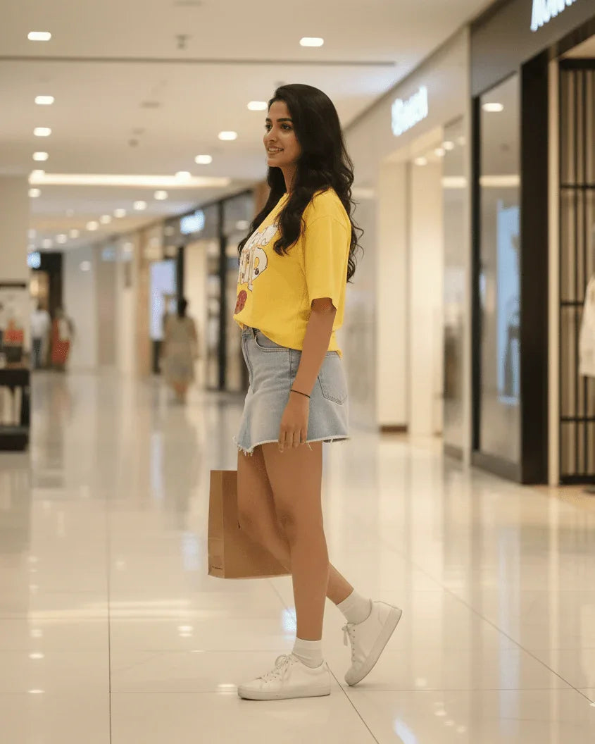 Moonchild T-Shirt | Women Premium Oversized Cotton Women  T-Shirts | Miazi