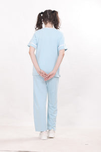 Blue Color With Twin Striped  NightWear MX_CSS21