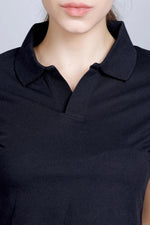 Polo Crop T-Shirt | Women Premium Cotton Crop Top | Miazi