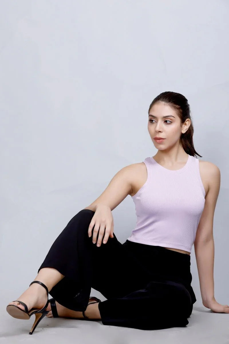 Ribbed Vest | Women Premium Cotton Rib Top | Miazi
