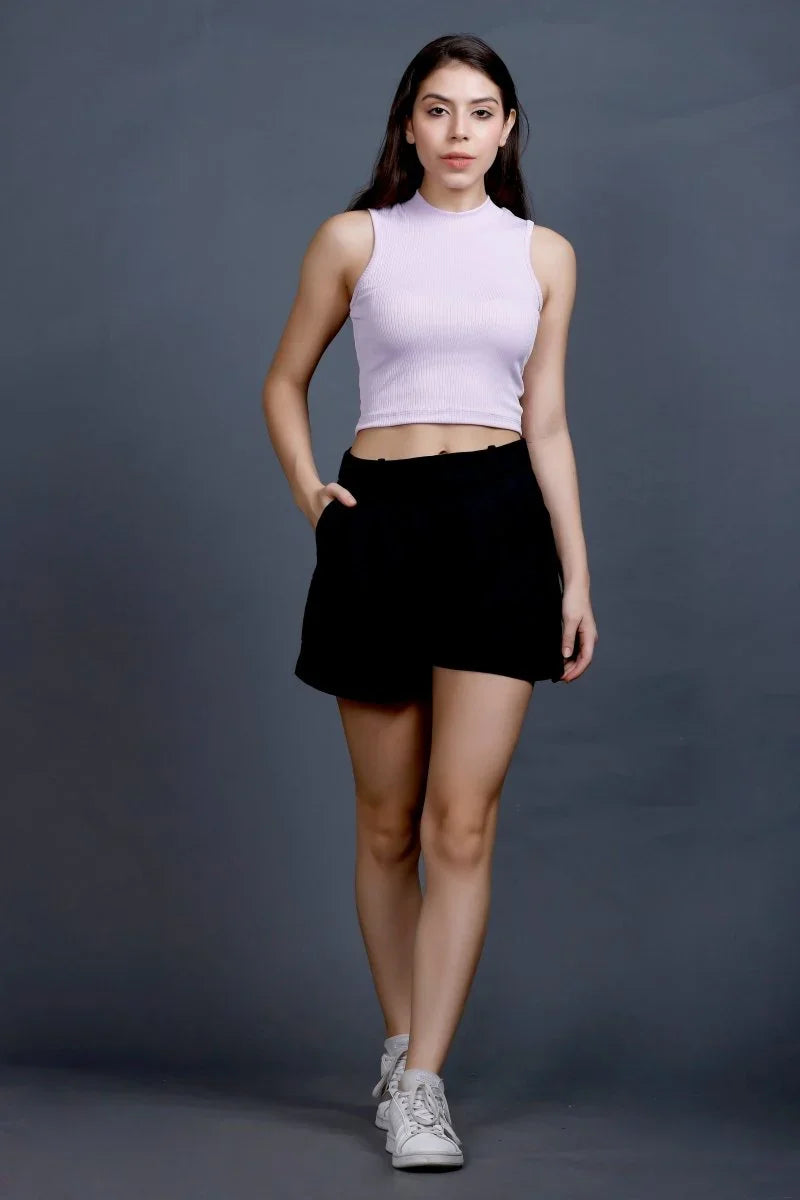 Mandarian Rib Top | Women Premium Cotton Rib Tops | Miazi