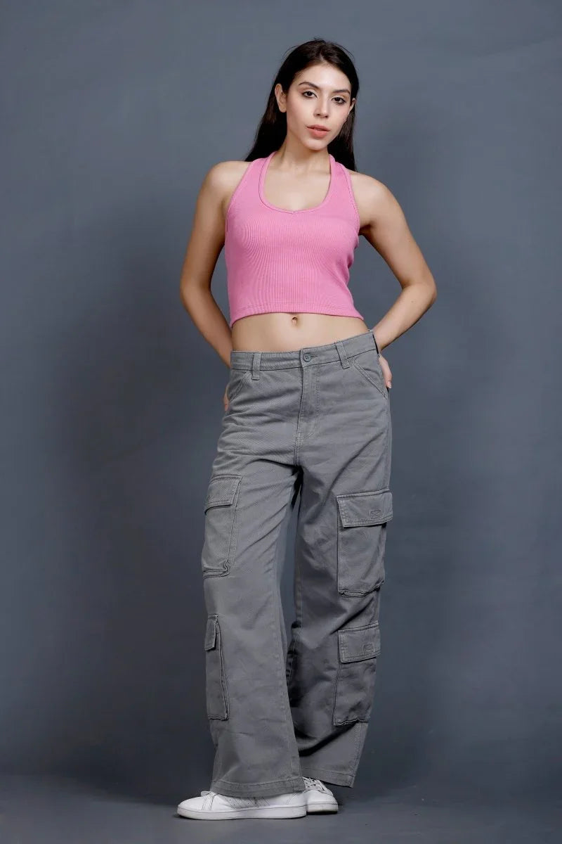 Halter Top | Women Premium Cotton Rib Tops | Miazi