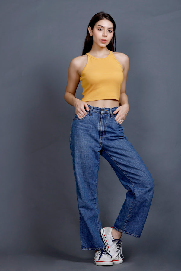 Halter Style | Women Premium Cotton Rib Tops | Miazi