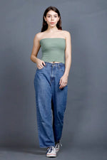 Tube Top | Women Premium Cotton Rib Tops | Miazi