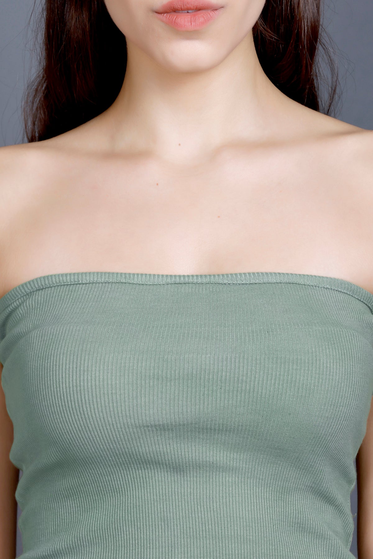 TUBE RIB TOP AQUA GREEN AGR14