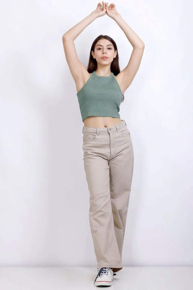 Halter Style | Women Premium Cotton Rib Tops | Miazi