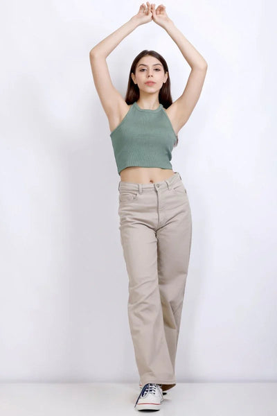 Halter Style | Women Premium Cotton Rib Tops | Miazi