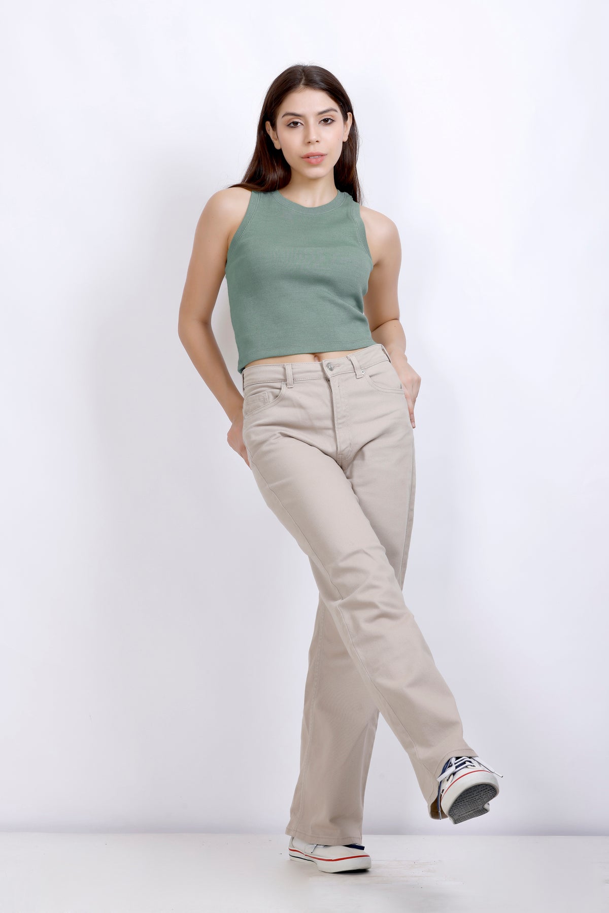 Ribbed Vest | Women Premium Cotton Rib Top | Miazi