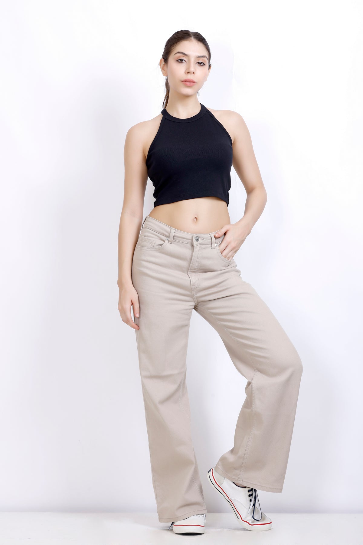 Halter Style | Women Premium Cotton Rib Tops | Miazi