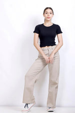 Patterened Hem | Women Premium Cotton Rib Top | Miazi