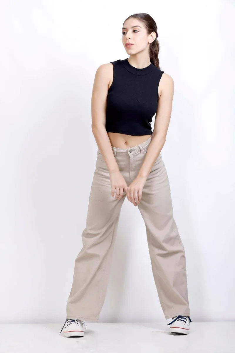 Mandarian Rib Top | Women Premium Cotton Rib Tops | Miazi