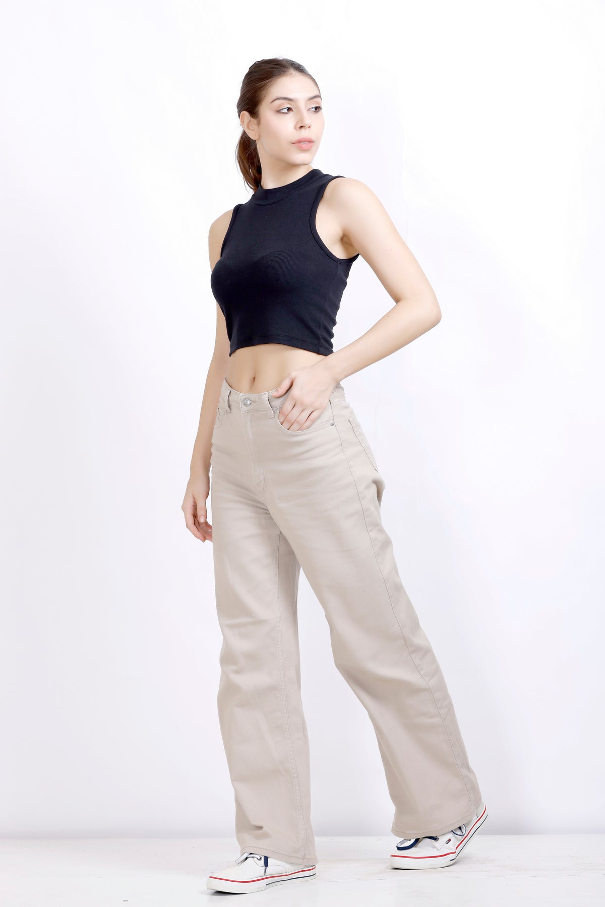 Mandarian Rib Top | Women Premium Cotton Rib Tops | Miazi