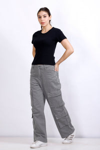 Basic Black | Women Premium Cotton Rib Tops | Miazi