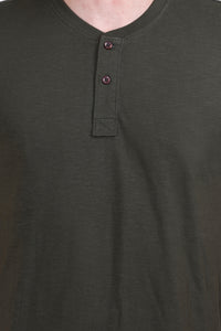 Men's Henley Olive