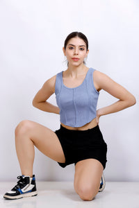 Corset | Women Premium Cotton Rib Top | Miazi