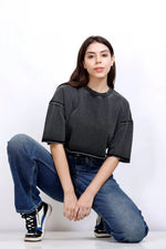 Washed Crop Top | Women Premium Cotton Crop Top | Miazi