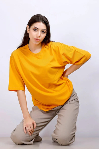 Basic Tee'S For Women | Premium Oversized Cotton Women T-Shirts | Miazi