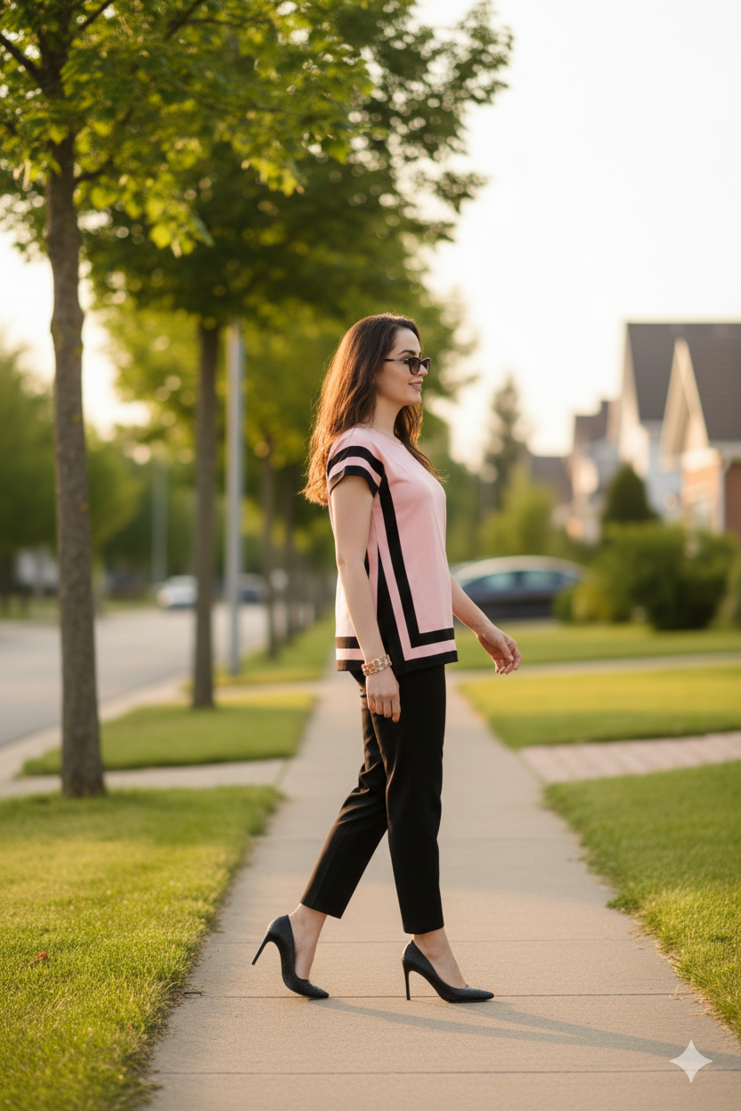 Side Slit Patterned Nightwear | Women Premium Cotton Nightwear | Miazi