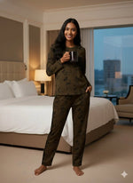 Mickey Print (Full Sleeve) | Women Premium Cotton Nightwear | Miazi MX_FS_MP06