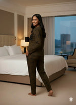 Mickey Print (Full Sleeve) | Women Premium Cotton Nightwear | Miazi MX_FS_MP06