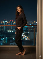 Daily Ease Full Sleve Nighwear | Women Premium Cotton Nightwear | Miazi MX_FS_FOS22