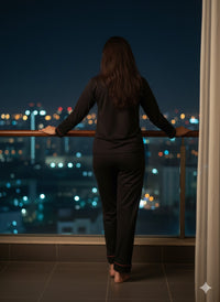 Daily Ease Full Sleve Nighwear | Women Premium Cotton Nightwear | Miazi