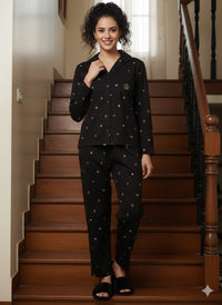 Crown Nightwear (Full Sleeve) | Women Premium Cotton Nightwear | Miazi