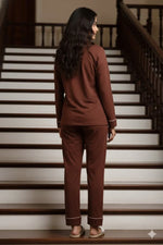 Daily Ease Full Sleve Nighwear | Women Premium Cotton Nightwear | Miazi MX_FS_FOS22