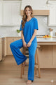 Comfort In Blue Hues Elegance In Black | Women Premium Cotton Nightwear | Miazi
