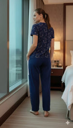 Tropical Nightwear | Women Premium Cotton Nightwear | Miazi MX_TPS8