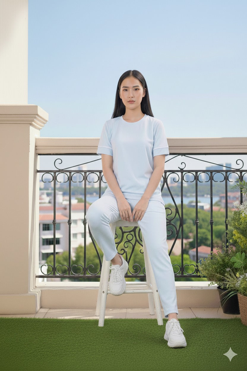 Twin Stripped Nightwear | Women Premium Cotton Nightwear | Miazi