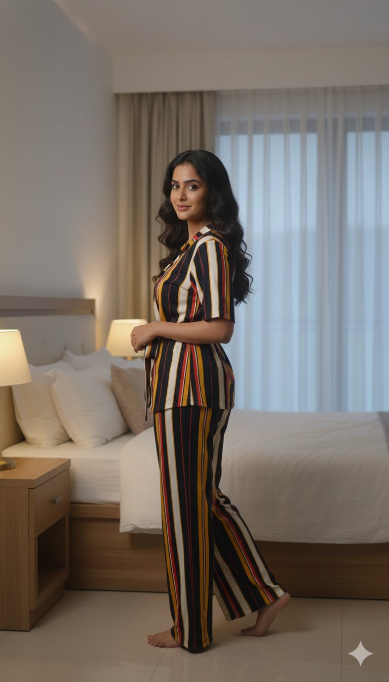 Multicolour Nightwear | Women Premium Cotton Nightwear | Miazi