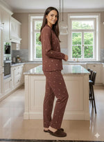 Crown Nightwear (Full Sleeve) | Women Premium Cotton Nightwear | Miazi MX_FS_FOS31