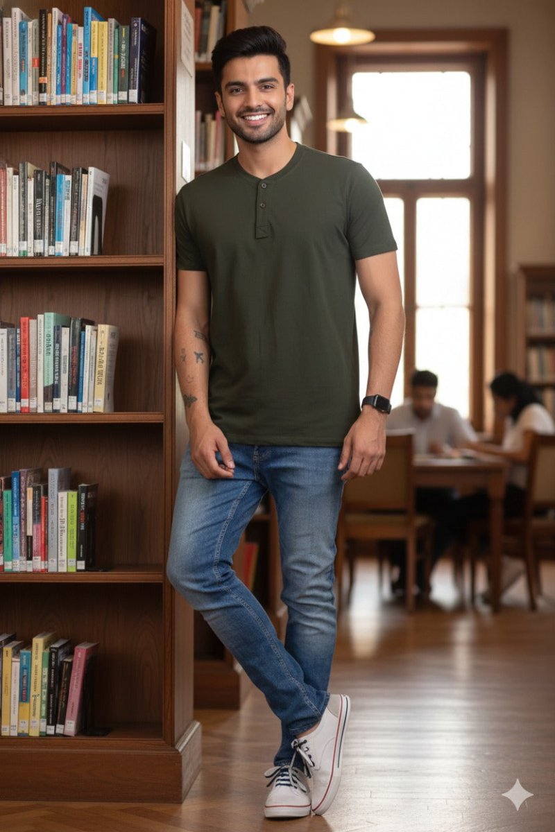 Mens Hanley Tee | Premium Cotton Men'S T-Shirts | Miazi