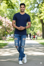 Mens Hanley Tee | Premium Cotton Men'S T-Shirts | Miazi