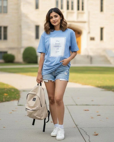 Best Version Oversize T-Shirt | Women Premium Oversized Cotton Women T-Shirts | Miazi