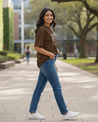 Overthinking Oversize Women T-Shrt | Premium Cotton Women T-Shirts | Miazi