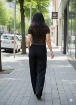 Washed Rib Top | Cotton Stretch Rib Top for Women | Miazi