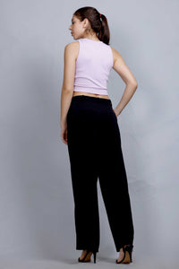 CROPPED SPORTS RIB TOP LIGHT VIOLET PLR2