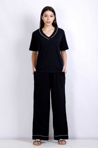 COMFY NIGHTWEAR BLACK, (PLUS SIZE COLLECTION) MXV1