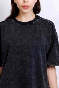 OVERSIZE WASHED T-SHIRT BLACK