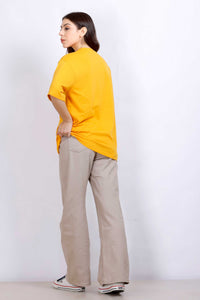 OVERSIZE BASIC T-SHIRT YELLOW