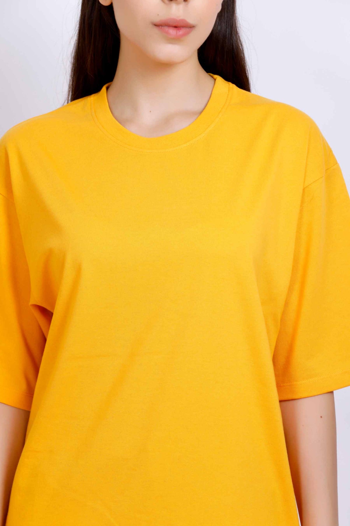 OVERSIZE BASIC T-SHIRT YELLOW