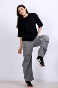 OVERSIZE BASIC T-SHIRT BLACK