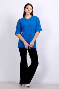 OVERSIZE BASIC T-SHIRT BLUE