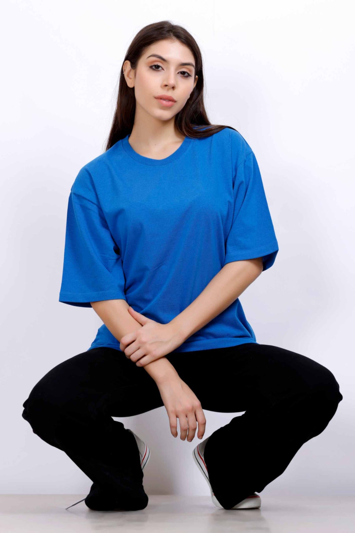 OVERSIZE BASIC T-SHIRT BLUE