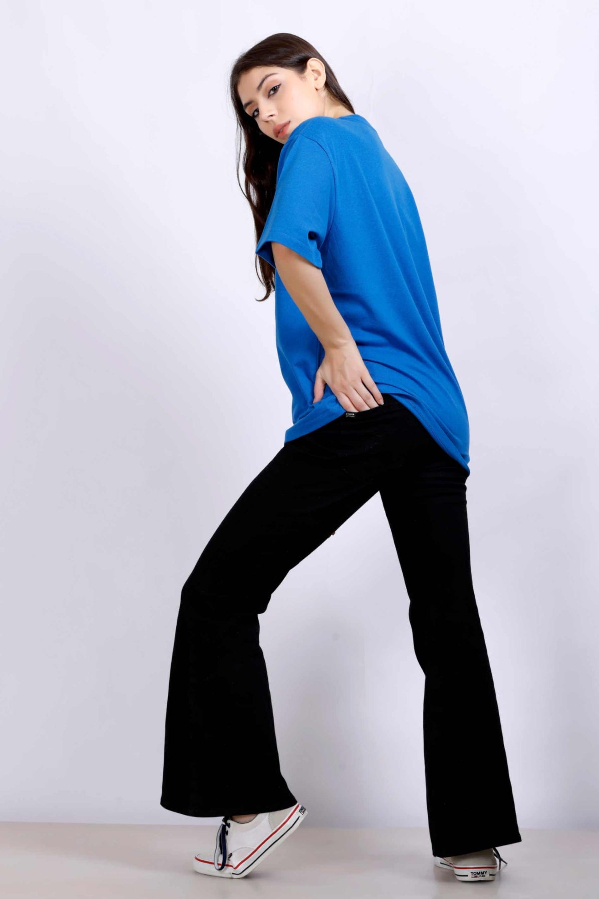 OVERSIZE BASIC T-SHIRT BLUE