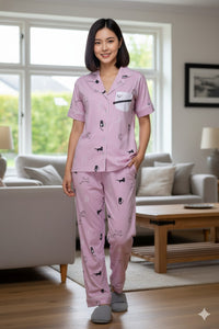 Purrfect Dreams Lavender Nightwear